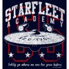 Men's Star Trek Starfleet Academy Enterprise Boldly Go Pull Over Hoodie - 2 of 4