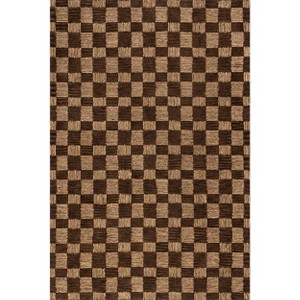 Rugs USA x Arvin Olano - Quince Checkered Wool Indoor Area Rug - 1 of 4