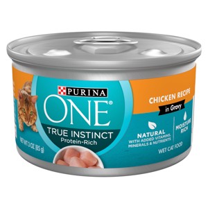 Purina ONE True Instinct Chicken Wet Cat Food - 3oz - 1 of 4