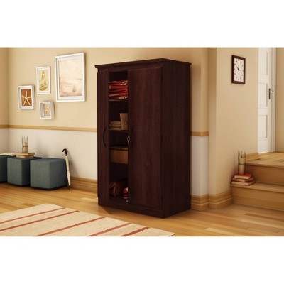 Royal Cherry Lockable Freestanding Office Cabinet with Adjustable Shelving