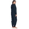 Ashford & Brooks Women's Flannel Hooded One Piece Pajama Union Jumpsuit - 4 of 4