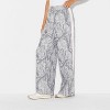 Women's Camo Graphic Pull-On Pants - Gray - 2 of 3