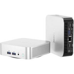 GEEKOM A6 Mini PC AMD Ryzen 7 6800H 32GB DDR5 RAM 1TB PCIe 4.0 NVMe SSD Radeon 680M   Windows 11 Pro Desktop Computer with USB4/8K UHD/Wi-Fi 6E/BT 5.2 - 1 of 4