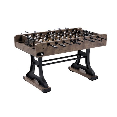 Barrington 58'' Wood and Black Metal Foosball Table