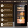 Mojgar 25L Thermostatic Electric Humidor, 150 Counts Wooden Cigar Humidor - 3 of 4