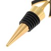 Unique Bargains Bottle Stoppers Thin Bow Style Zinc Alloy Aluminum Alloy TPR 3.82"x1.81"x0.79" 1 Pc - 3 of 3
