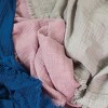 EY Essentials 50" x 70" Feather Gauze Throw Collection - 2 of 4