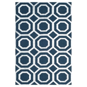 Woodley Area Rug - Navy/Silver (4