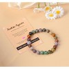 Handmade Gemstone Stretch Elastic Bracelet Crystal Nature's Beauty and Spiritual Essence Unisex - 3 of 4