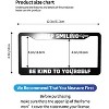TruAIR Keep Smiling License Plate Frame - 2 of 4