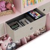 TackView Kids Bookshelf and Bookcase Toy Storage, Storage Cabinet Toy Chest with 4 Cubbies,for Nursery,Bedroom,School - 2 of 4