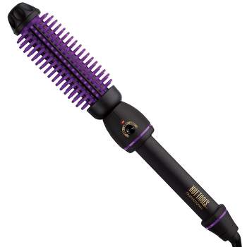 Hot Tools Pro Artist Heated Silicone Bristle Brush Styler | Helps create Volume and Fullness (1 in), 1146