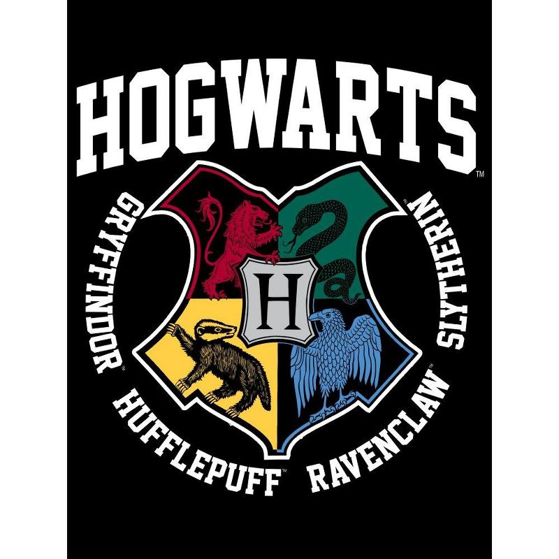Harry Potter Hogwarts Houses Pride Black T-shirt Toddler Boy to Youth Boy, 2 of 4