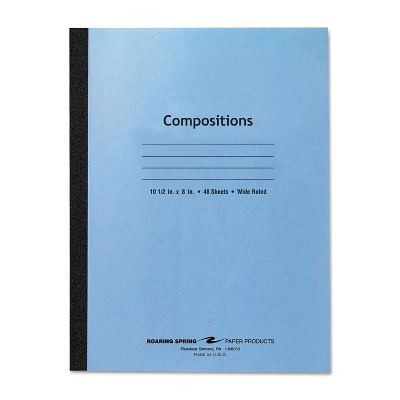 Roaring Spring Stitched Composition Book Legal Rule 8 x 10-1/2 WE 48 Pages 77501