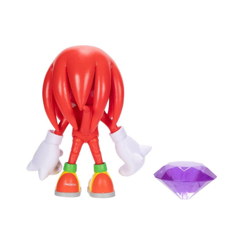 Sonic Knuckles with Purple Chaos Emerald Action Figure, 6 of 8