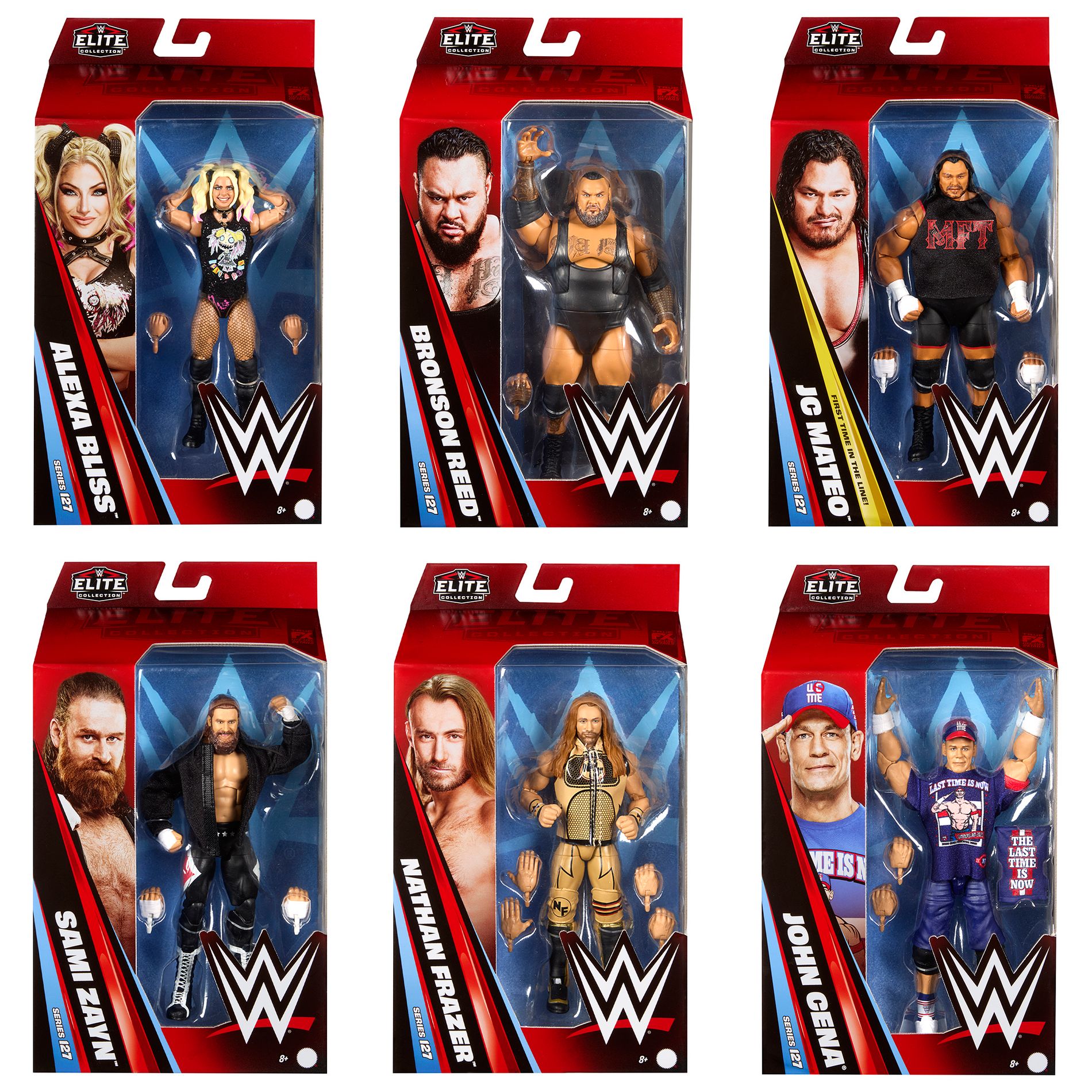 WWE Elite 127 Set of 6 Action Figures