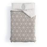 Luminous Stone Heather Dutton Duvet Cover Set Gray/White - Deny Designs