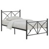 NicBex Full/Queen Size Metal Platform Bed Frame with Headboard and Footboard for Kids,Under Bed Storage Space,No Box Spring Needed,Easy Assembly - 2 of 4