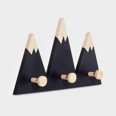 Mountain Hanging Hooks Black - Pillowfort™
