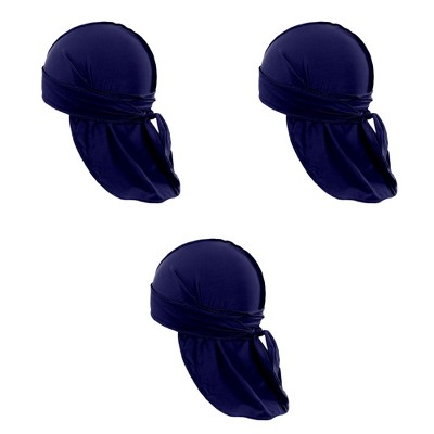 3 Pack Durags Smooth and Comfortable Headwraps for Daily Use