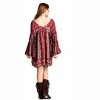 Women's Patch Print Baby Doll Dress - Velzera - 3 of 4