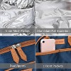 Tirrinia Fashionable Lunch Bag with Leather Handle, Insulated  Reusable Lunch Totes for Women & Men, Lunch Box for Working, Picnic, School - 3 of 4