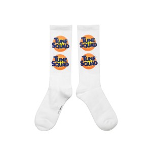 Space Jam Tune Squad Logo White Crew Socks - 1 of 2