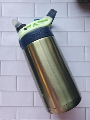 Contigo Kid's 13 oz. AutoSpout Straw Water Bottle - Blue Corn/Licorice 