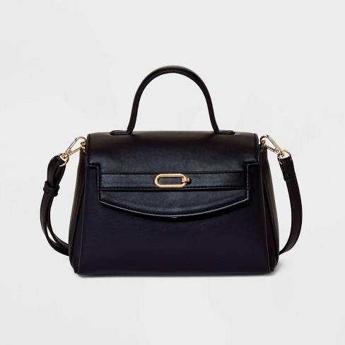 Mini Top Handle Crossbody Bag - A New Day™ Black : Target