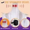 Joyfy 67" Halloween Life Size Animatronics Ghost Outdoor Decor, Sound-Activated Skeleton Haunted House Props with Creepy Sound for Garden Yard Lawn - 3 of 4