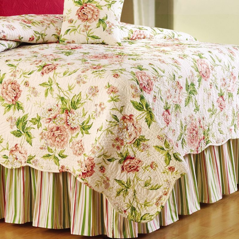 C&F Home Pink Brianna Bed Skirt, 3 of 4