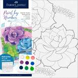 Faber-Castell Paint by Number Watercolor Set - Succulents