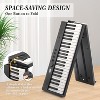 270 88-Key Portable Electric Keyboard-Full Size Semi-Weighted-Folding Design With Stand-Pedal-Headphones-Carry Bag-MIDI Bluetooth - 3 of 4
