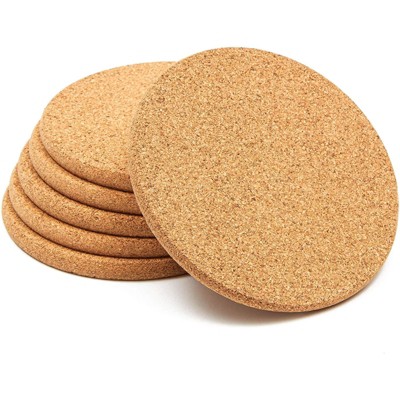 Bright Creations 6 Pack Round Cork Board Tiles (6 in)