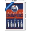 Trends International NHL Edmonton Oilers - Champions 23 Framed Wall Poster Prints - 3 of 4