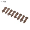 Unique Bargains Decorative Miniature Garden DIY Mini Ornament Picket Fence - 3 of 4