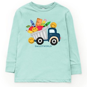 The Juniper Shop SmileyWorld School Dump Truck Youth Long Sleeve Tee - 1 of 4
