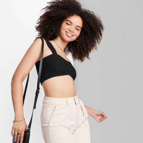 Ribbed Knit Crop Top - Women - Ready-to-Wear