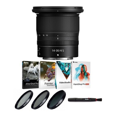 Nikon NIKKOR Z 14-30mm f/4 S Lens with Free Software, Filters and Accessory Kit