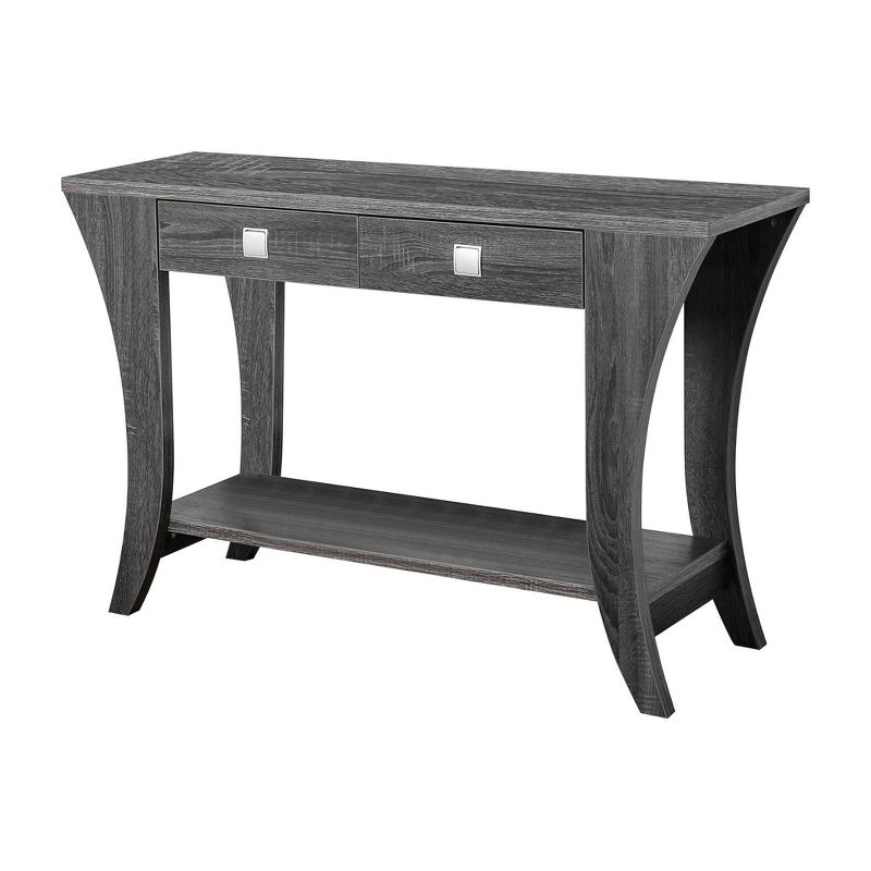 Arcana 2 Drawer Sofa Table Gray - HOMES: Inside + Out, 1 of 5
