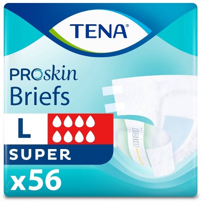 Tena Super Large Incontinence Briefs - 56ct/4pk