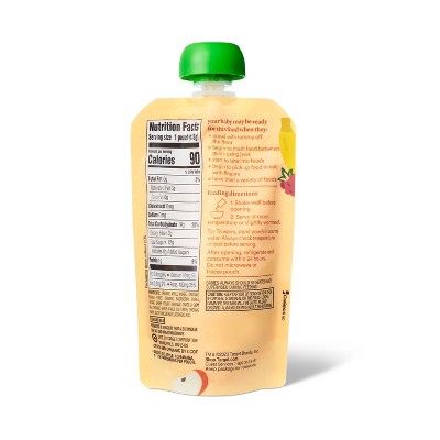 Organic Apple Banana Raspberry Yogurt Baby Food Pouch - 4oz - Good &#38; Gather&#8482;