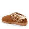 Dearfoams Women's Elsie Foldover Cuff Microsuede Clog Slipper - 3 of 4
