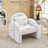 Acekool Cloud-Loft Armchair - Plush Boucle Accent Chair for Living Room & Bedroom, Compact Modern Design, White - 2 of 4