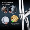 BRIGHT SHOWERS Adjustable All Metal Handheld Shower Head Holder, 360° Rotating Brass Mount with Hose Connector, Universal Bracket - 3 of 4