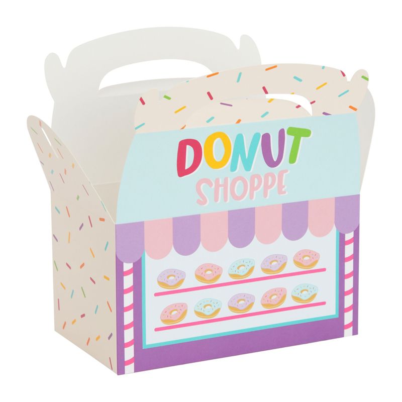 Blue Panda 24 Pack Donut Treat Boxes for Goodies, Donut Grow Up Birthday Party Supplies, 6 x 3.3 x 3.6 In, 5 of 9