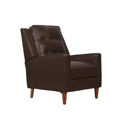 Holt Mid-Century Pushback Recliner Brown - Abbyson Living