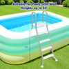 Costway 75.6" Above Ground Pool Ladder with Top Platform Non-slip Steps & Rounded Handrails - 4 of 4