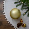 Northlight Matte Shatterproof Commercial Christmas Ball Ornament - 8" (200mm) - Champagne Gold - 2 of 3