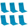 Highback Chair Cushion Set of 6 vidaXL - 3 of 4